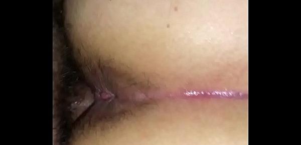  Vacation anal play with wife and cumshot